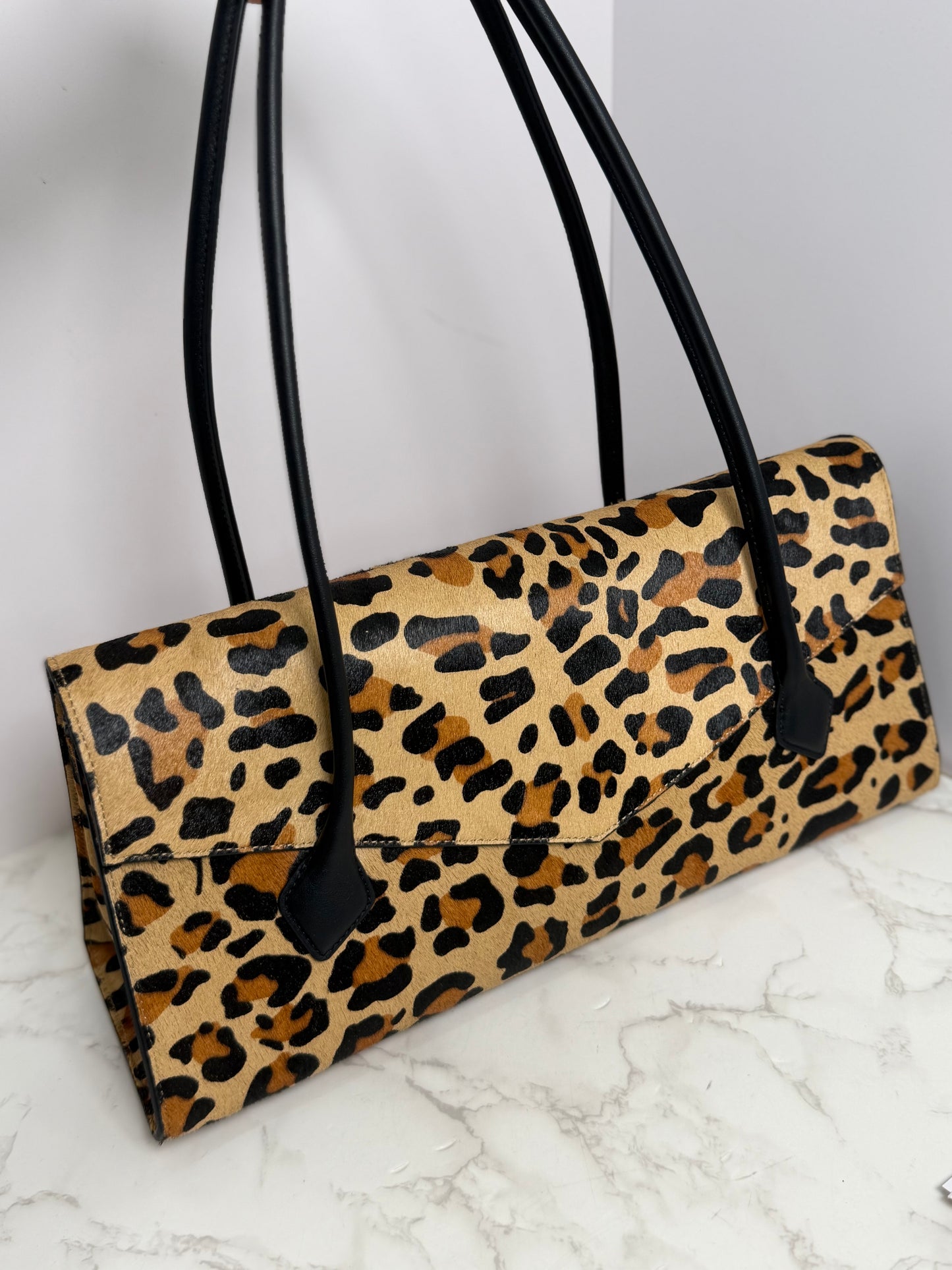 AlAIA leopard pony hair