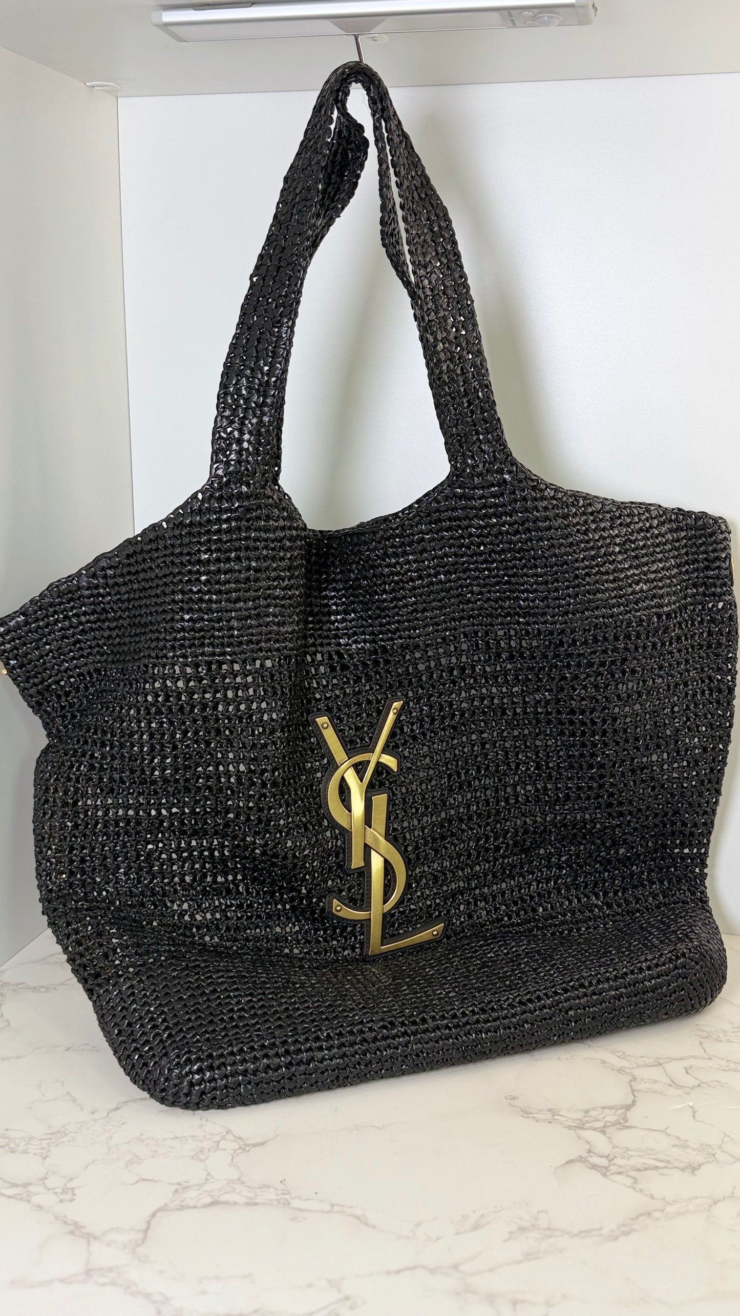 YSL ICare Raffia