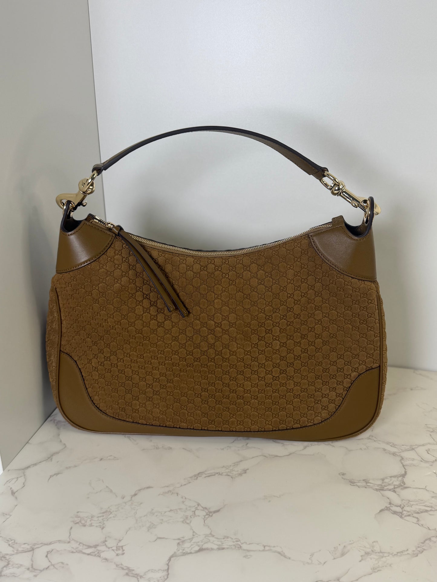 GG SUEDE SHOULDER