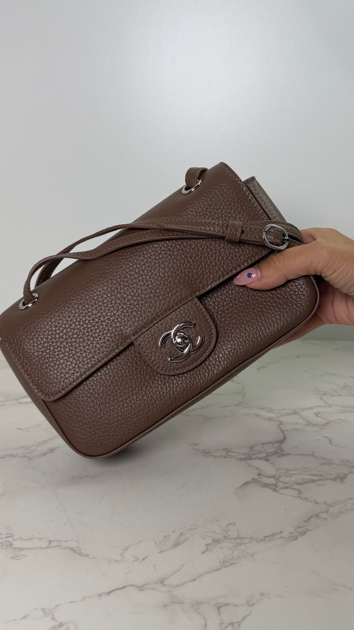 CC leather mini flap bag (Copy 2)