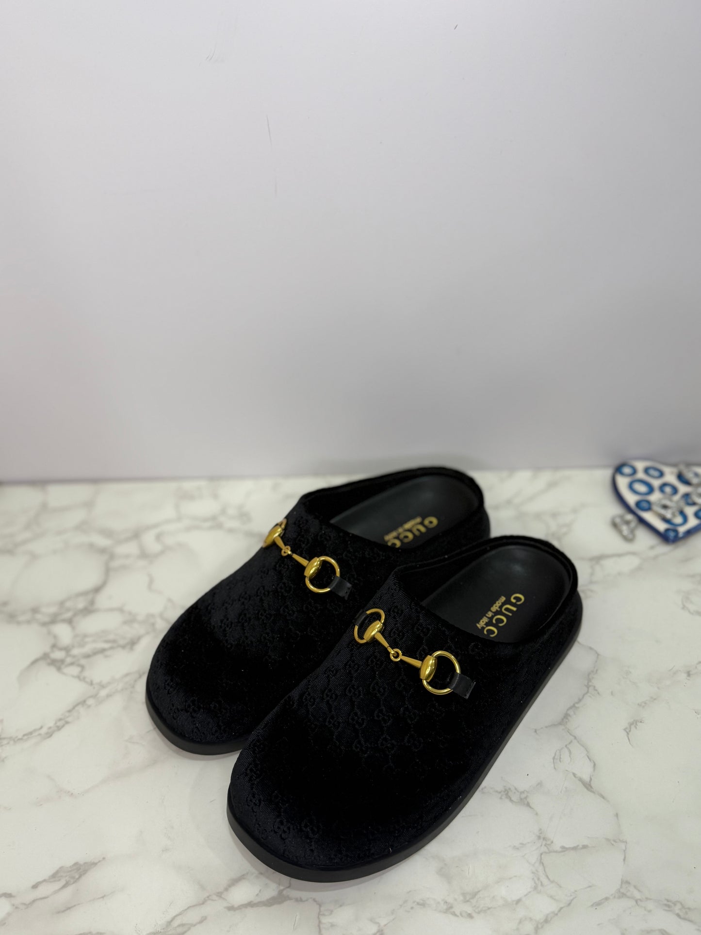 Gg Velour clog