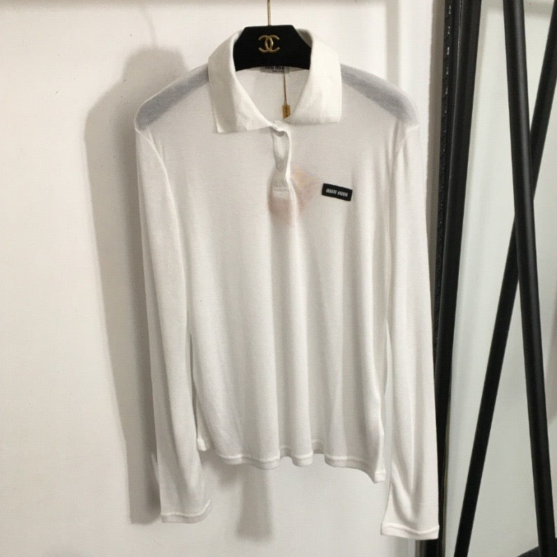 Long sleeve polo