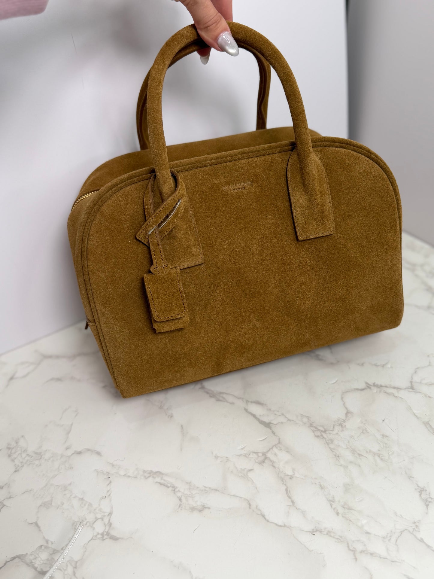 Suede ysl bowling
