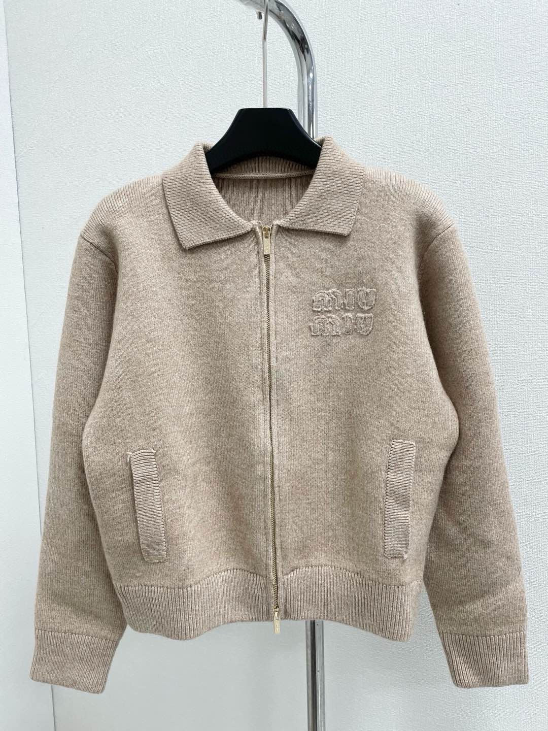Zip up polo jacket