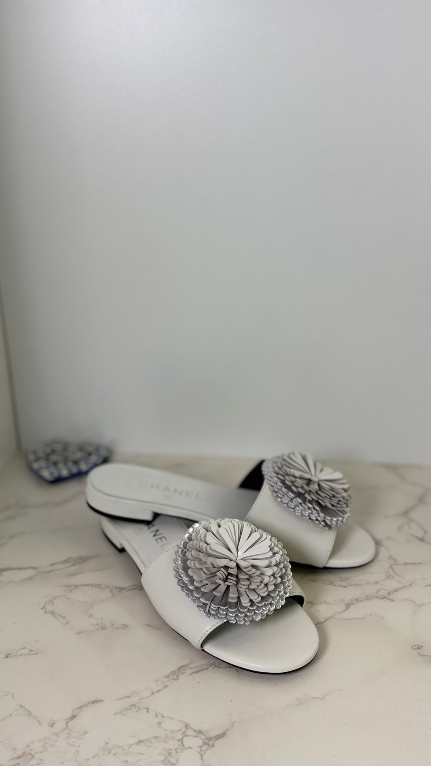 CC POM POM SANDALS