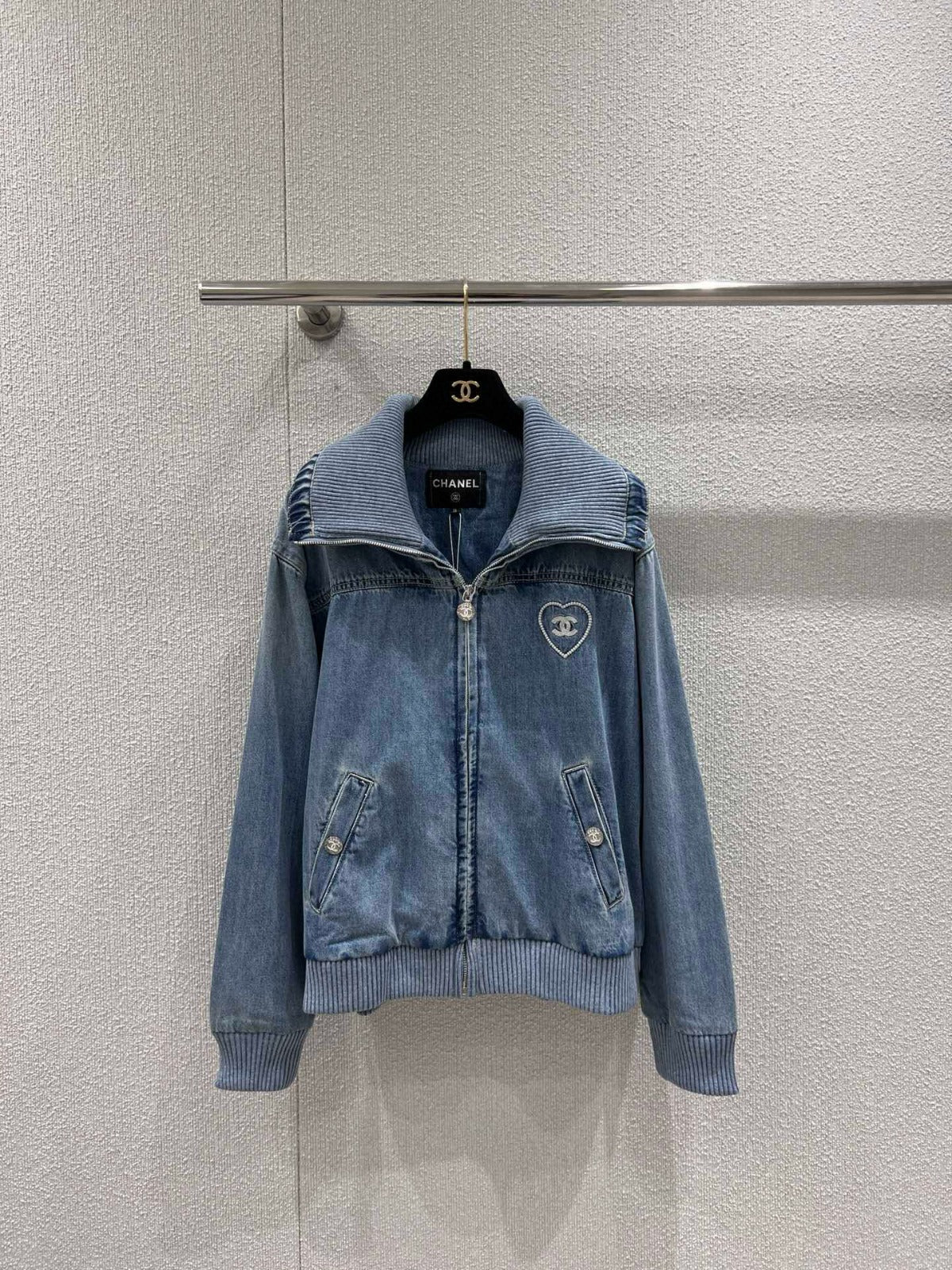 Denim cc jacket