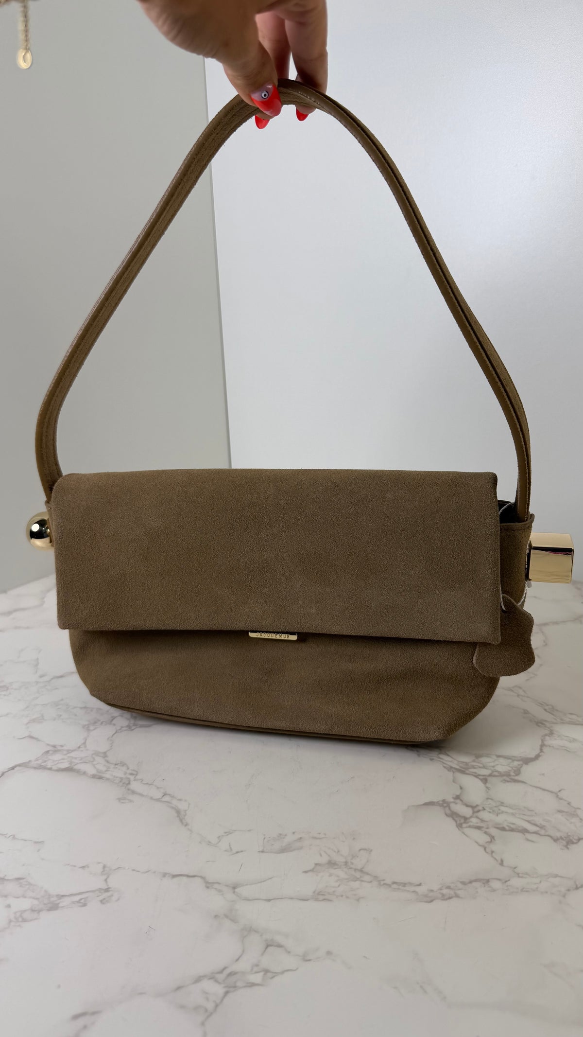 Jacque suede east west