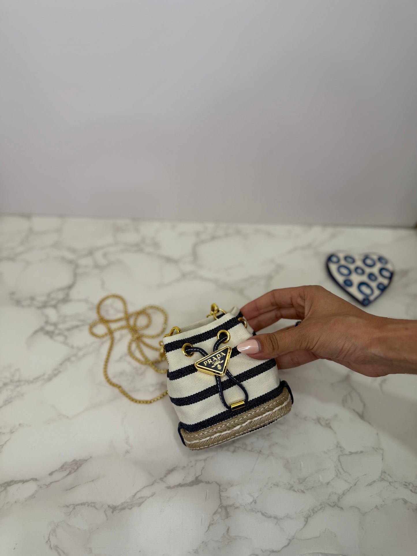 Prada nautical stripe mini