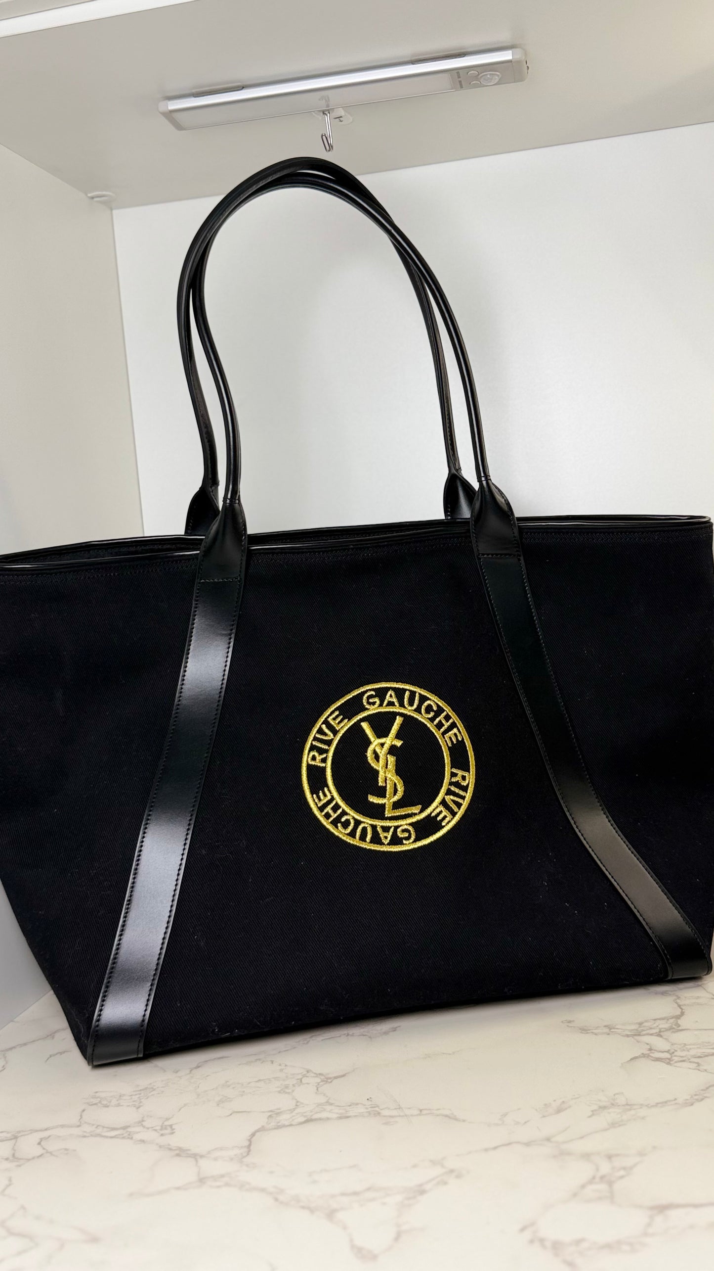 YSL XL Canvas tote