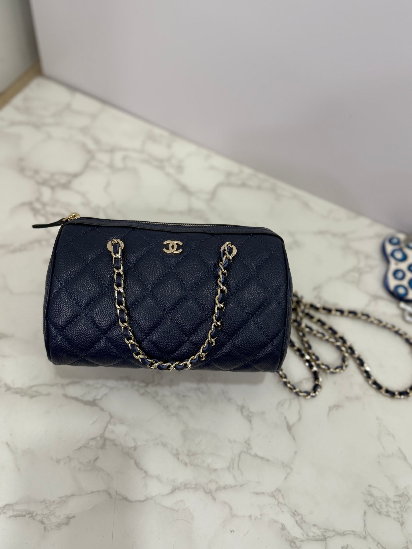 Cc navy bowling bag