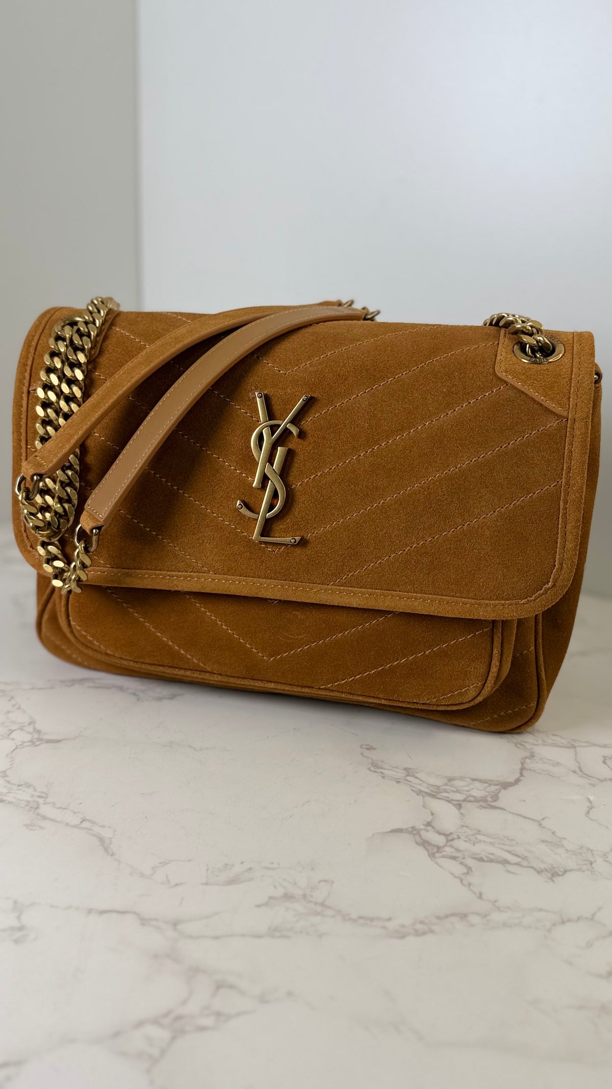 YSL suede Nikki
