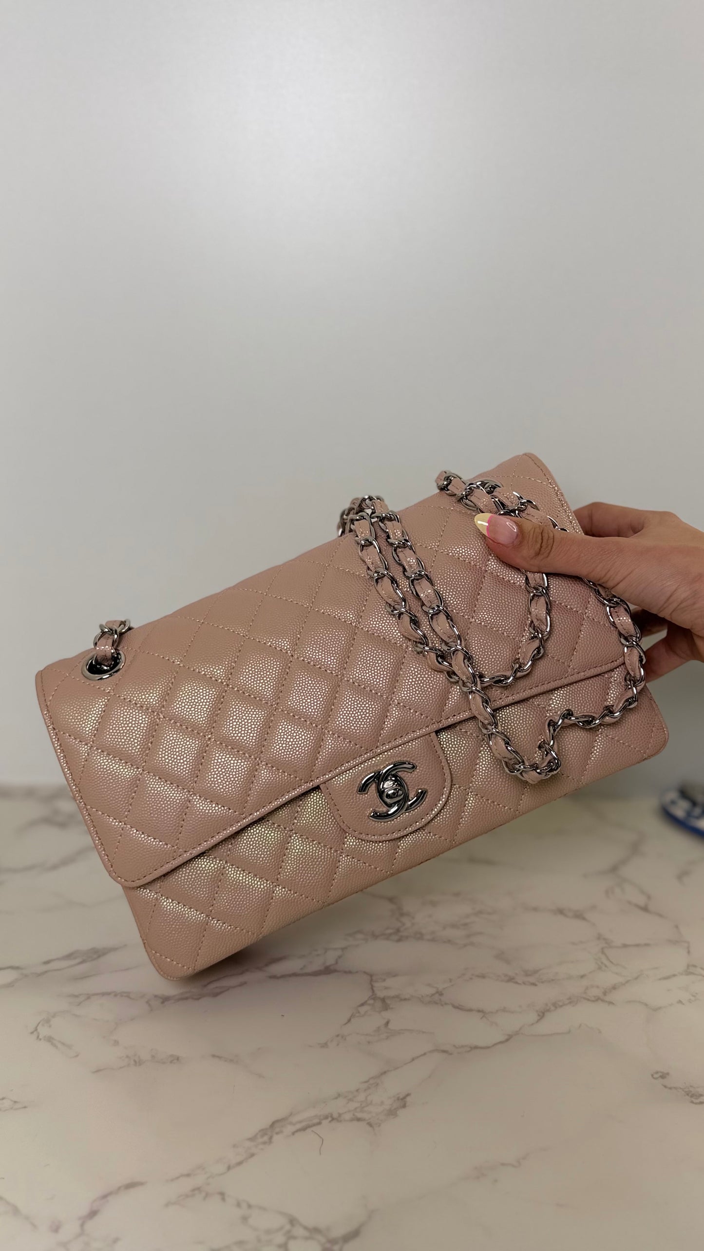 CC Iridescent Double Flap