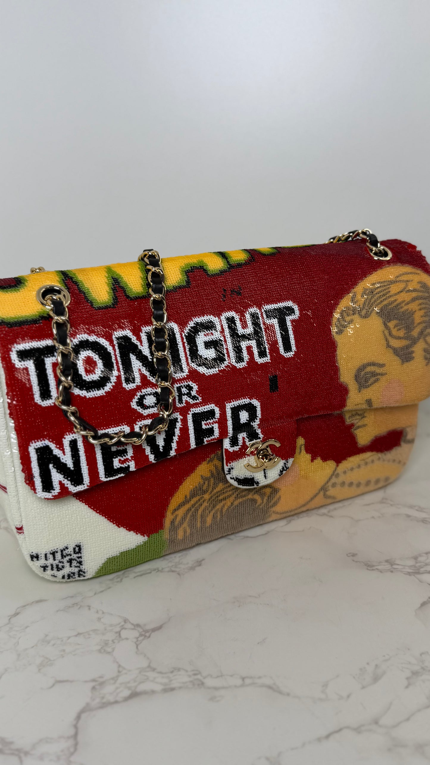 Cc sequin xl tonight flap
