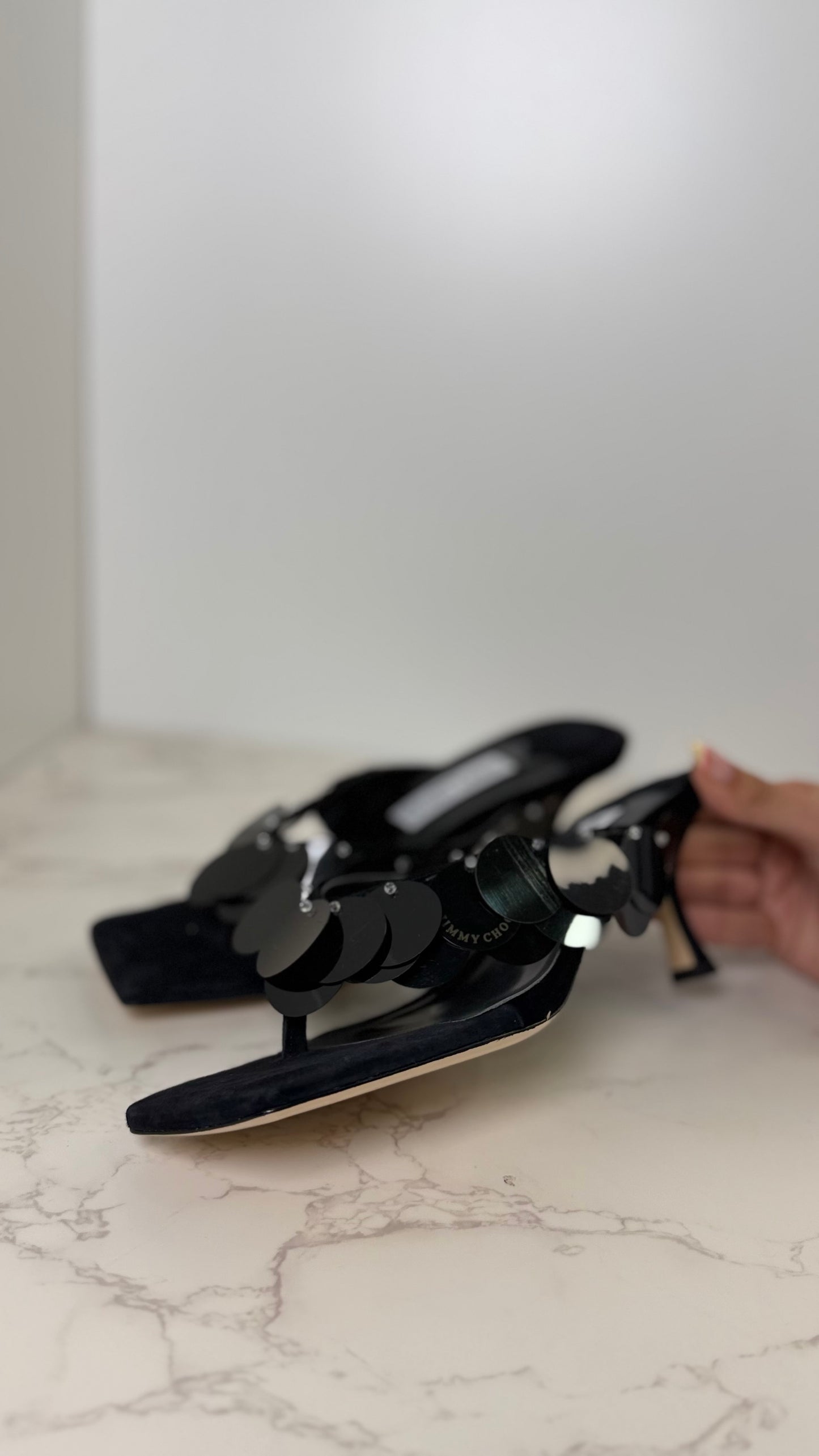 JC Sequin Sandal