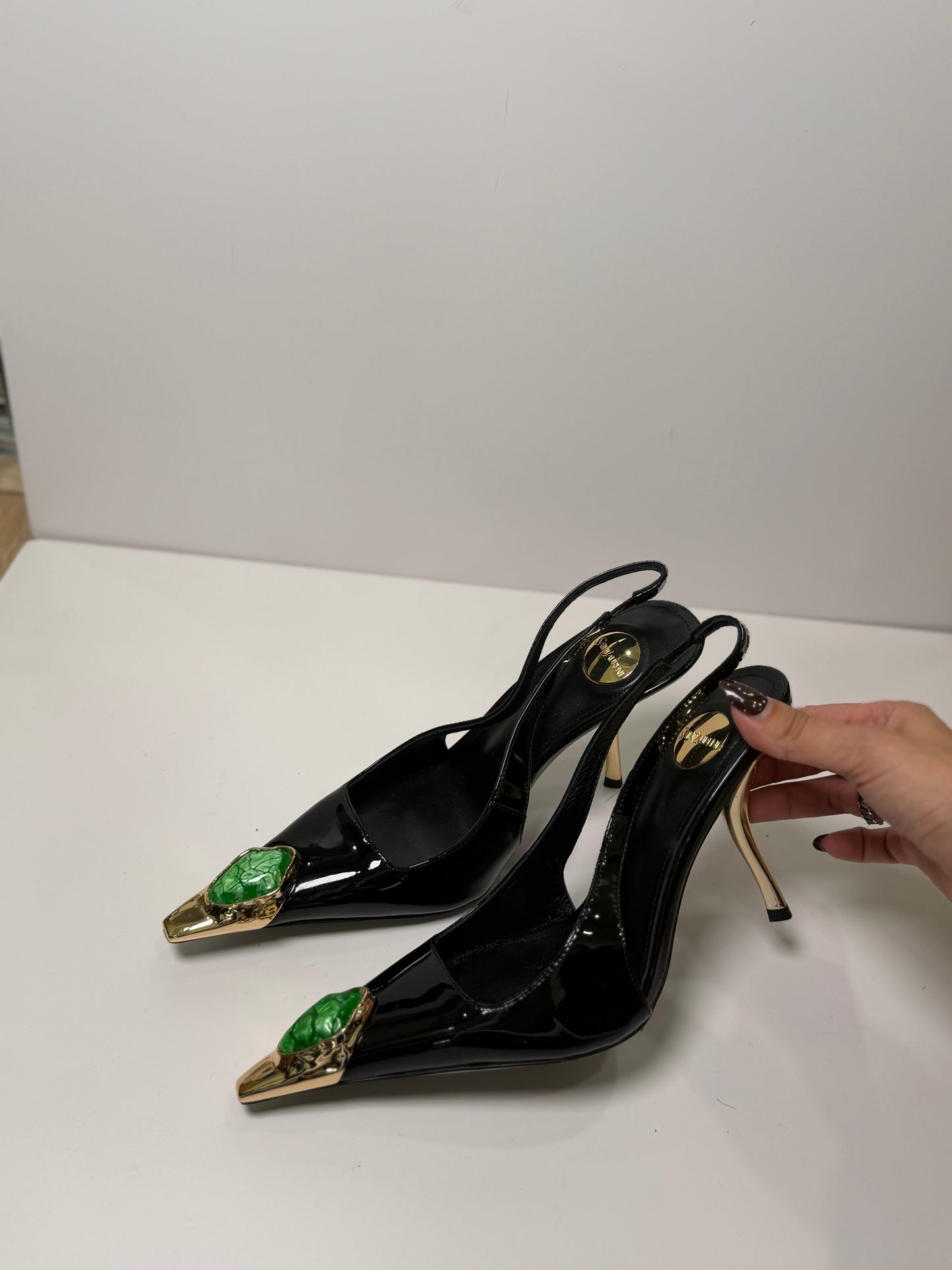 Gemstone ysl heels