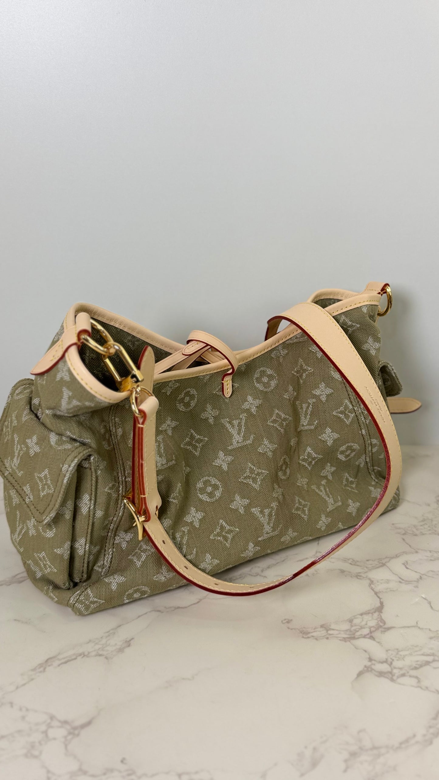 LV Denim cargo crossbody