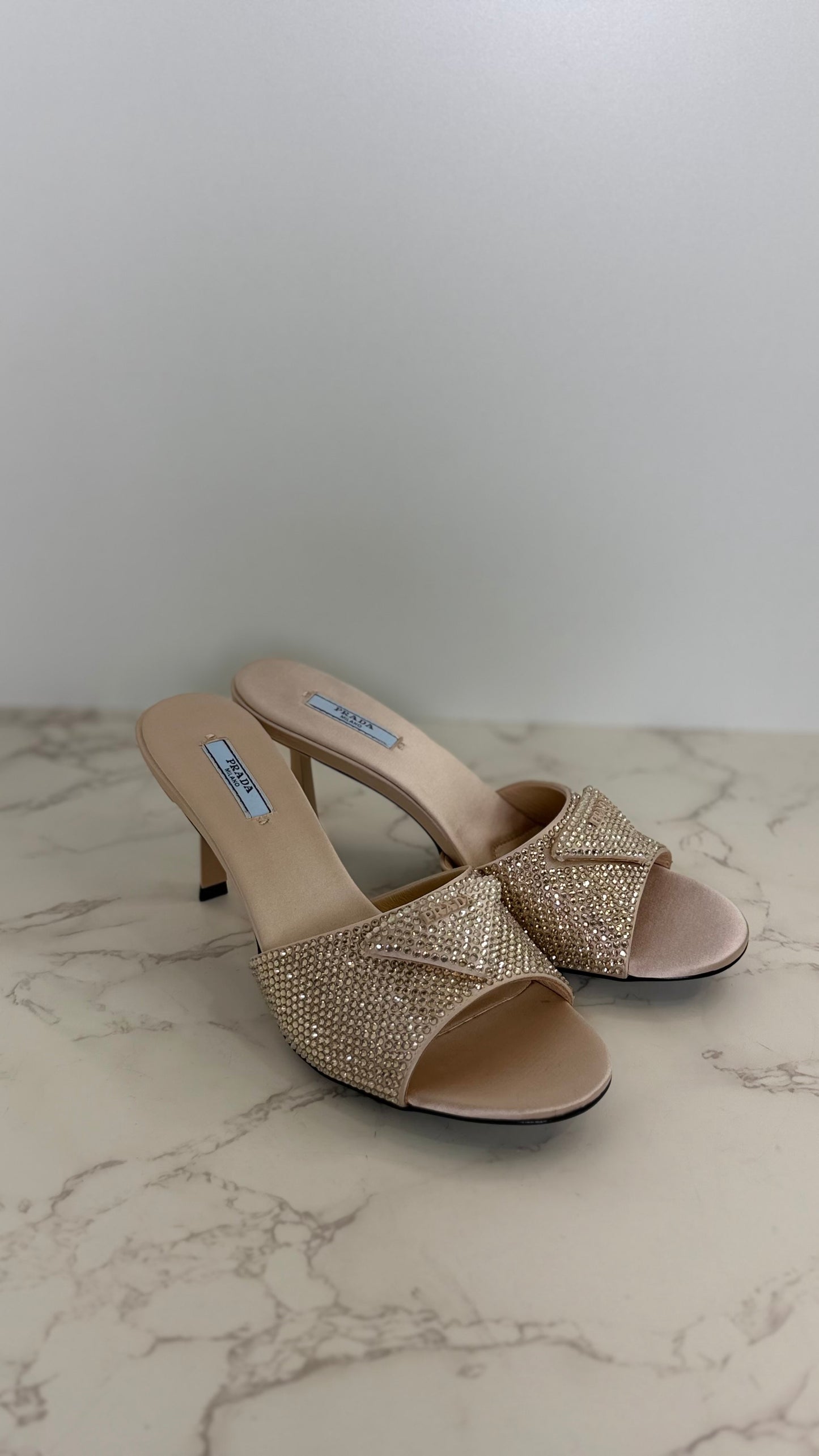 Prada Rhinestone Heel