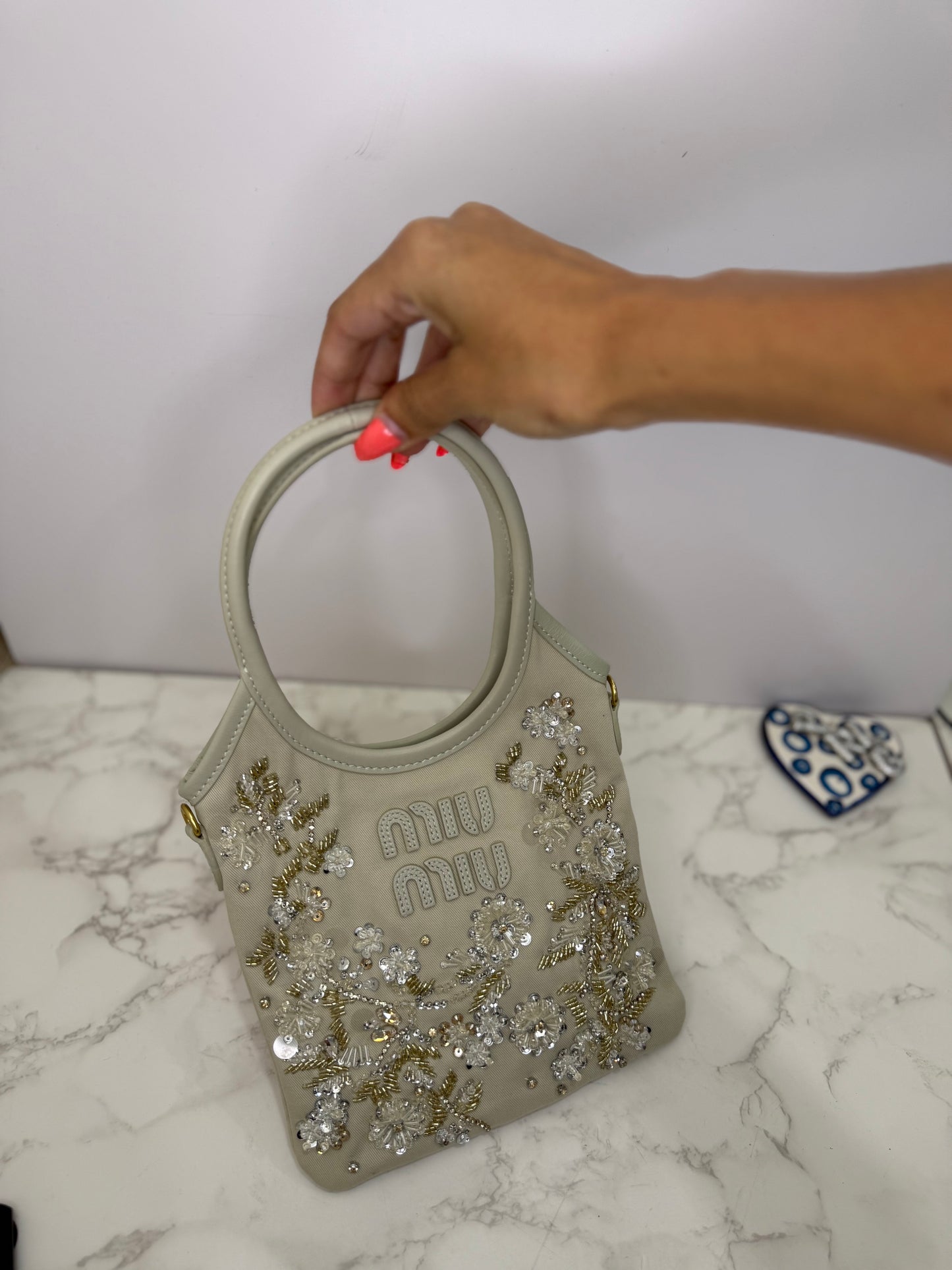 Mm beaded tote