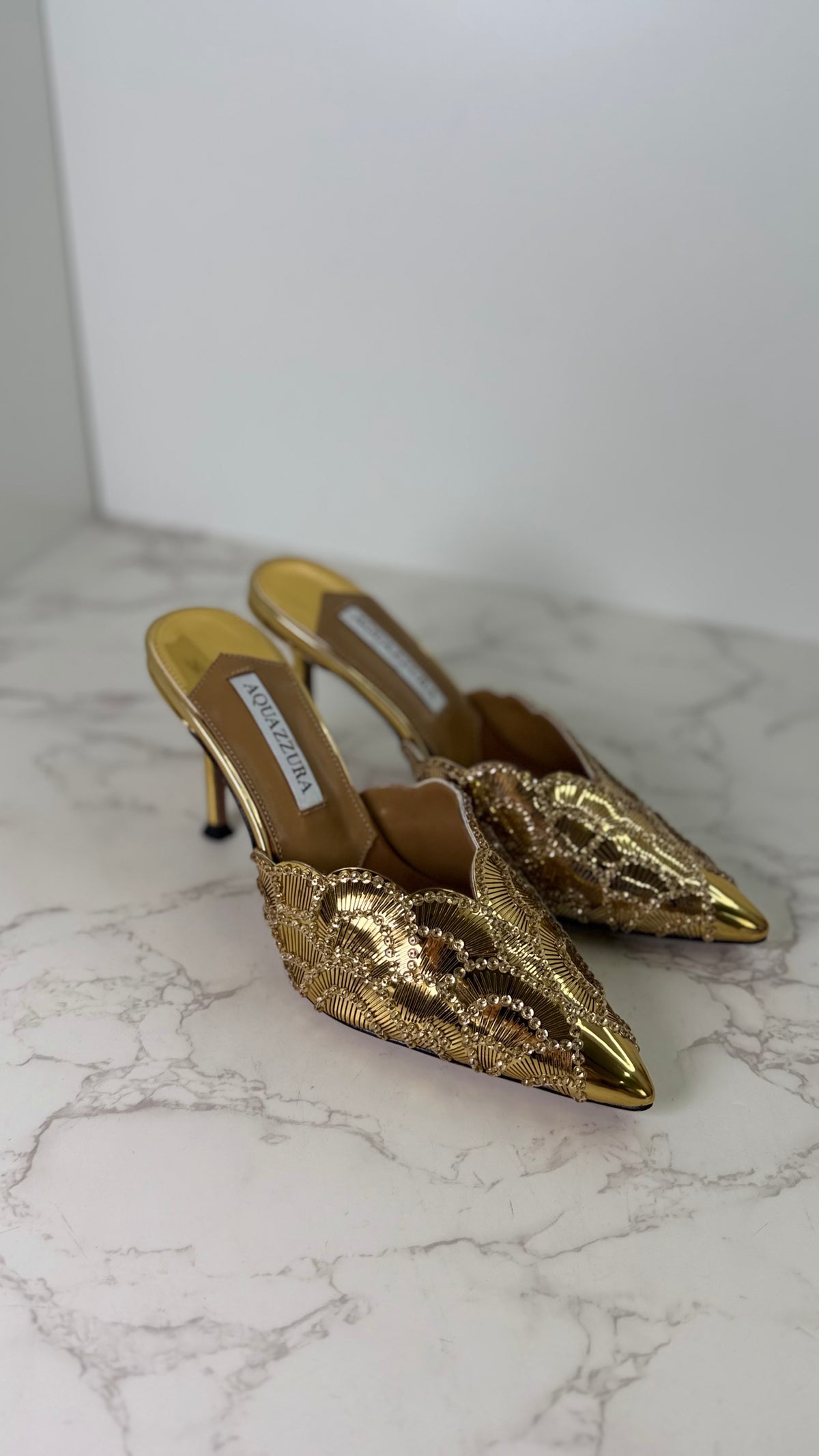 AQUA GOLD HEEL
