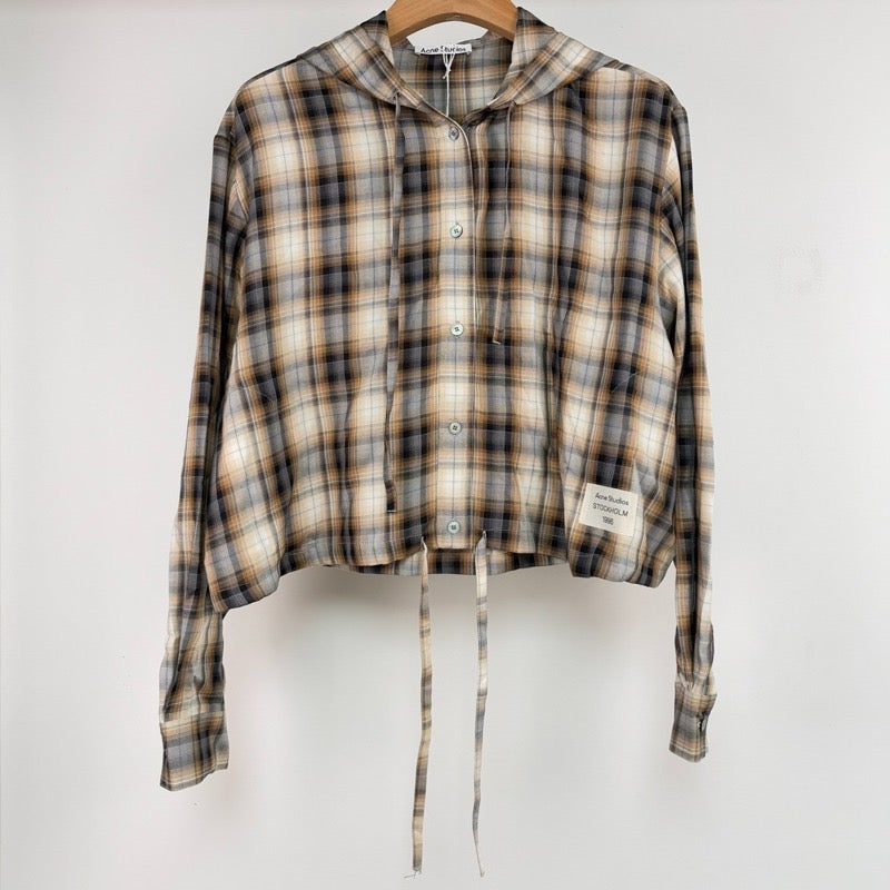 Miu miu crop plaid