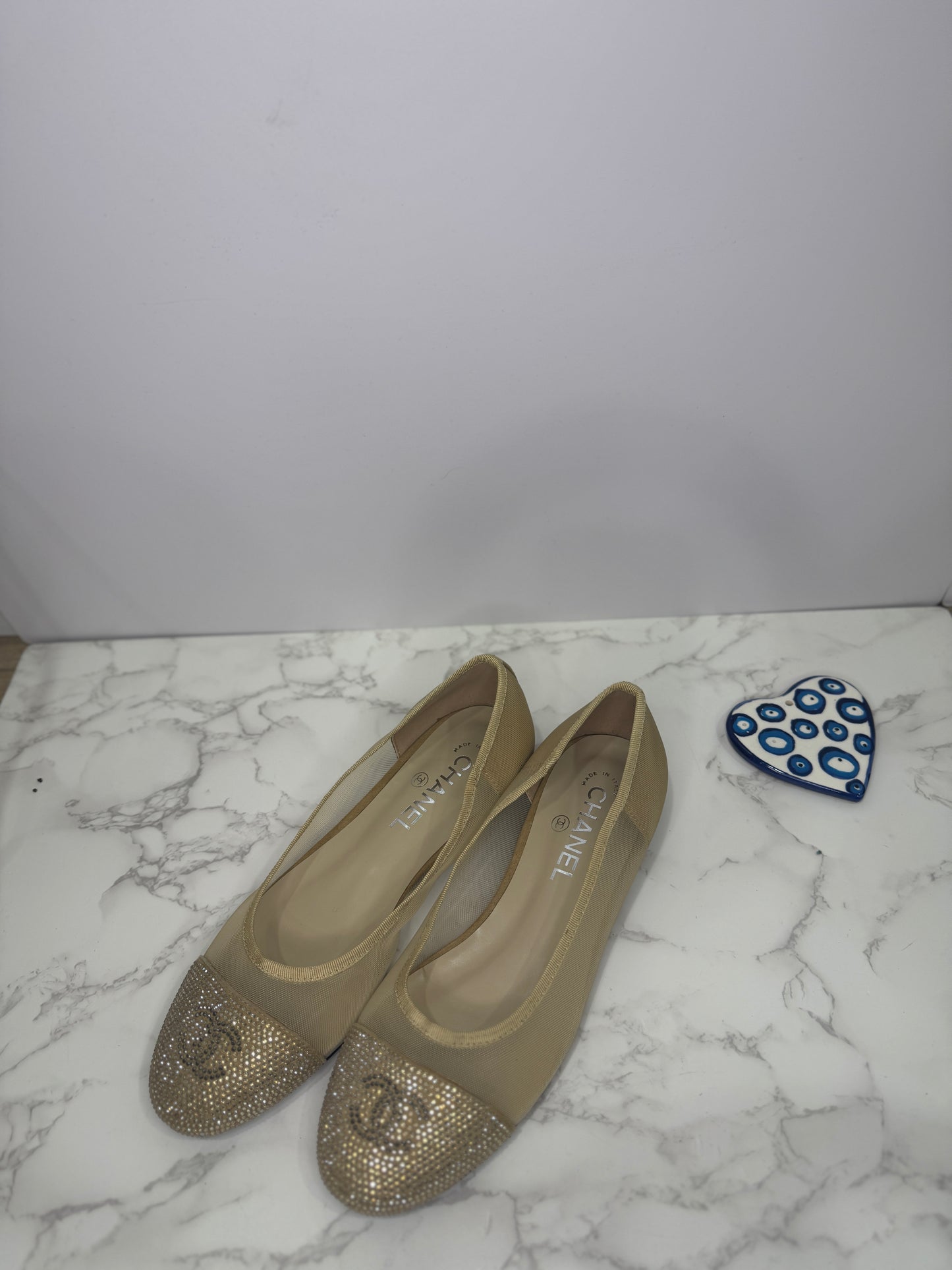 Rhinestone ballet flats