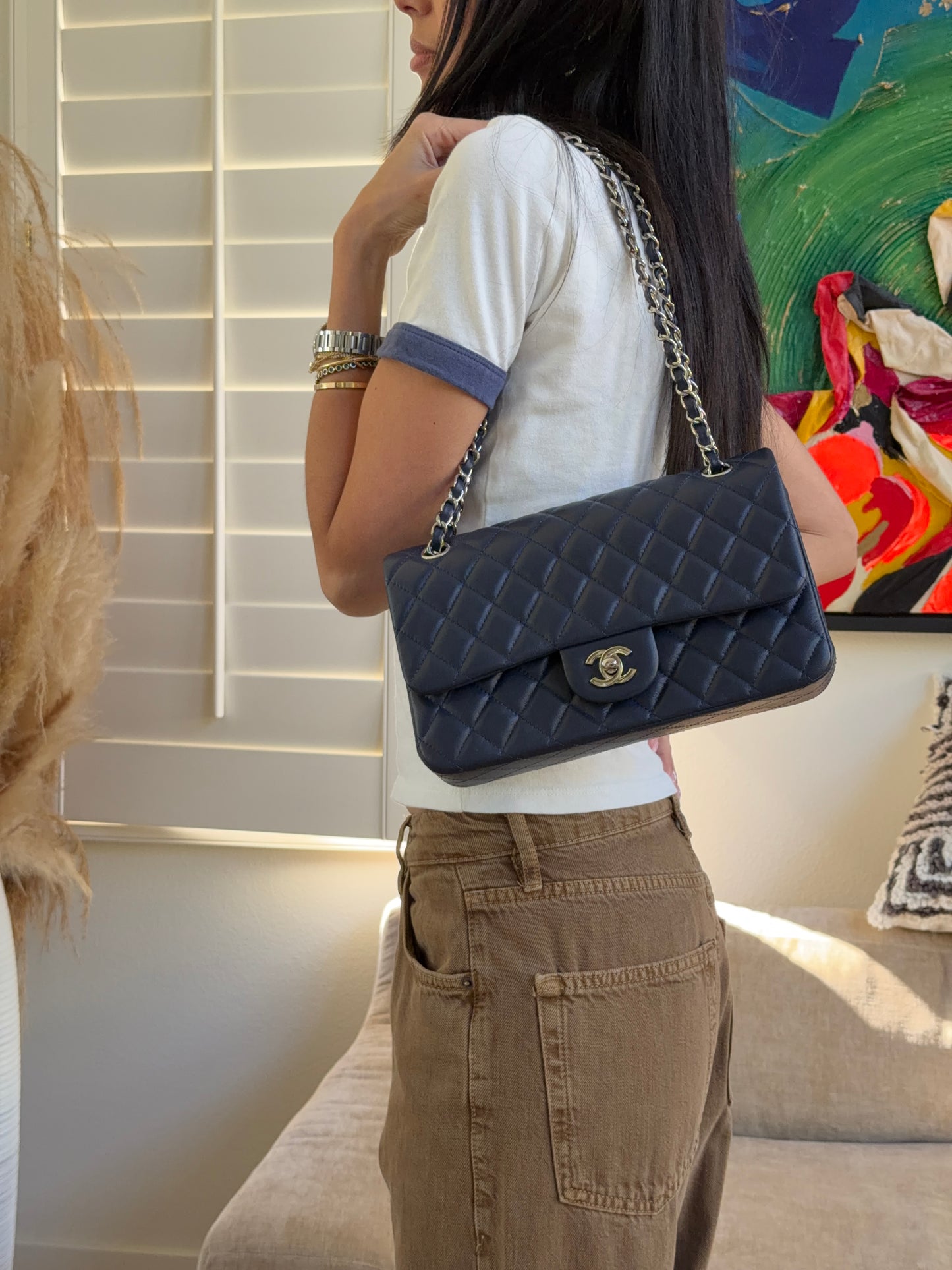 Cc double flap navy