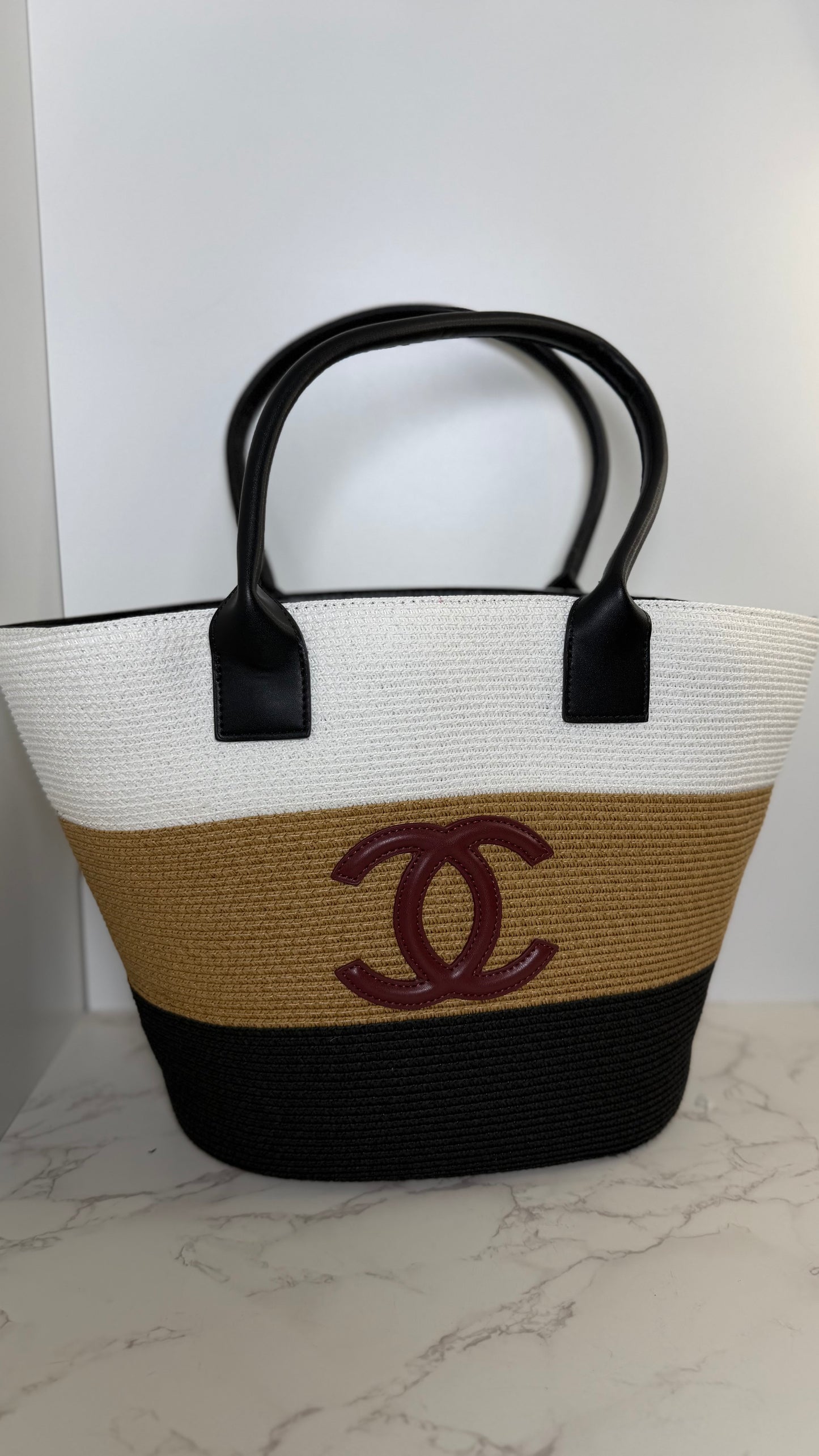CC Coco Beach Tote Raffia