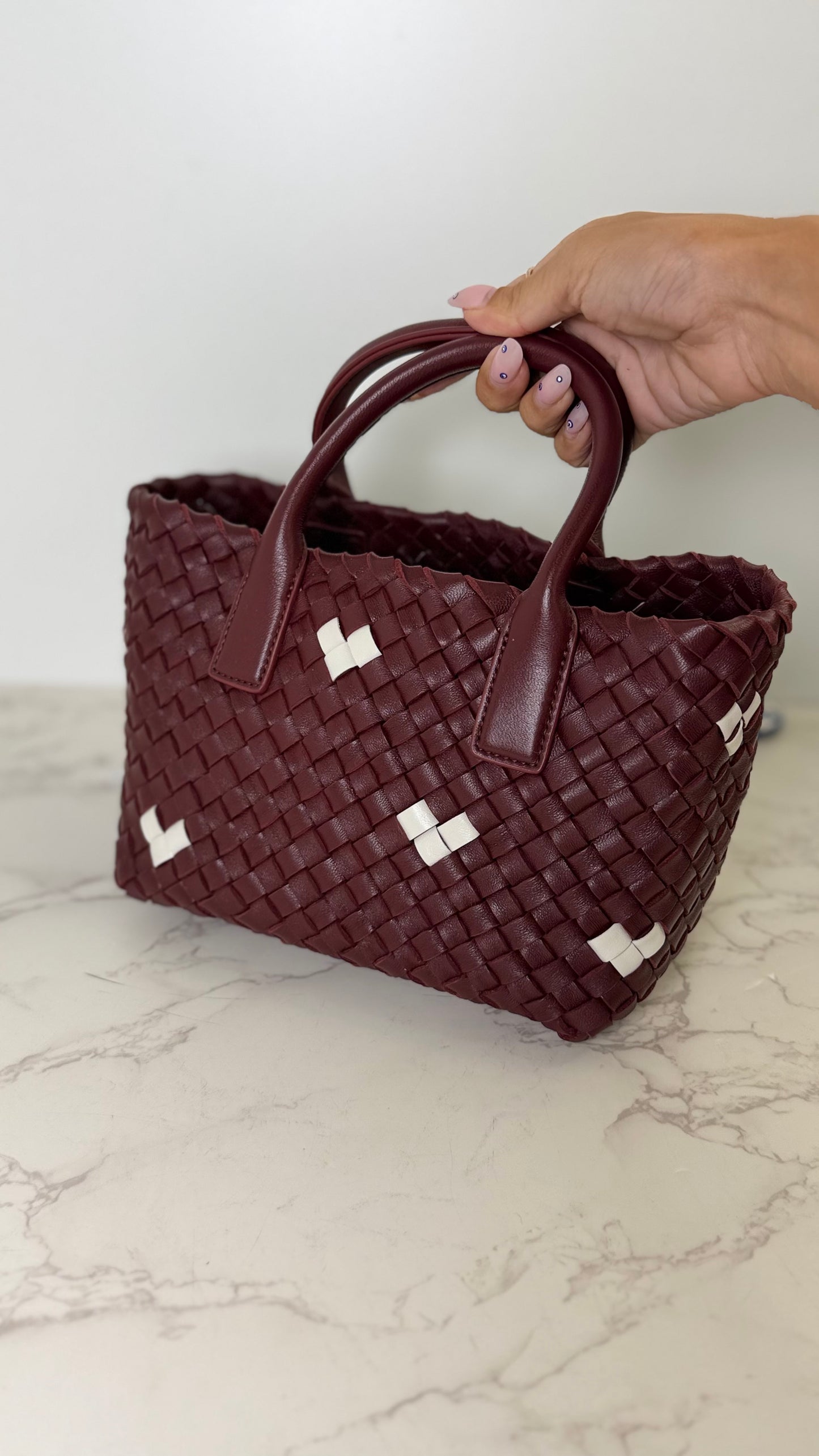 BV valentines mini tote