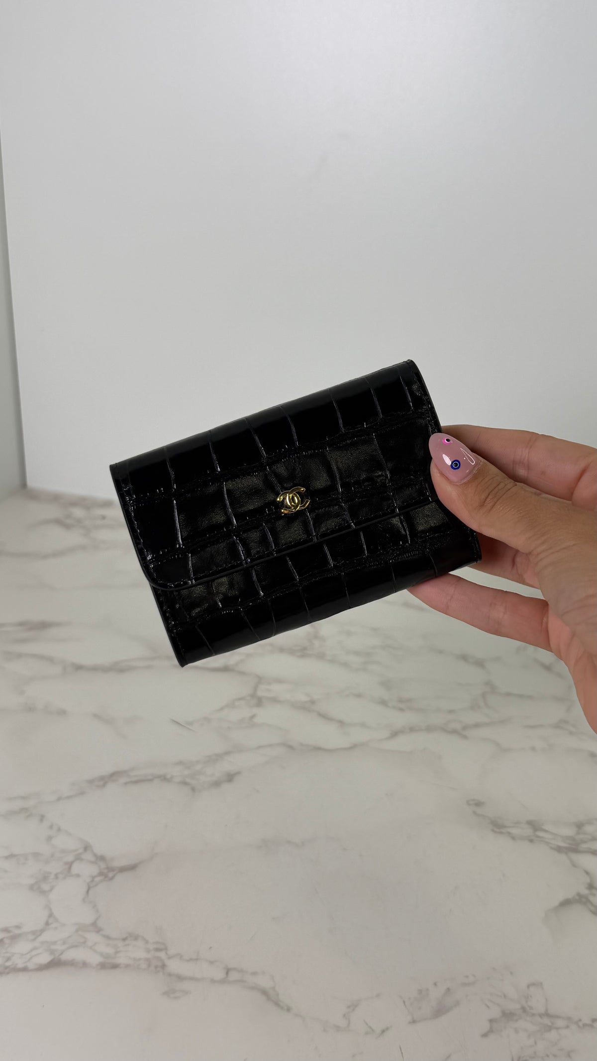 CC Croc Wallet Fold