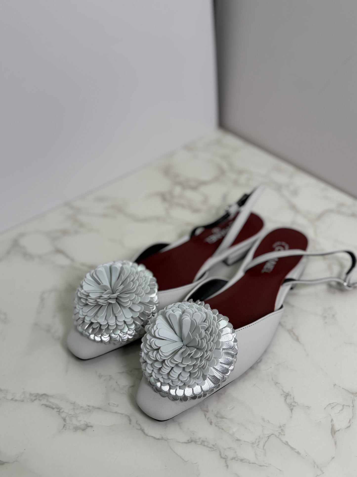 Cc Pom Pom slingbacks