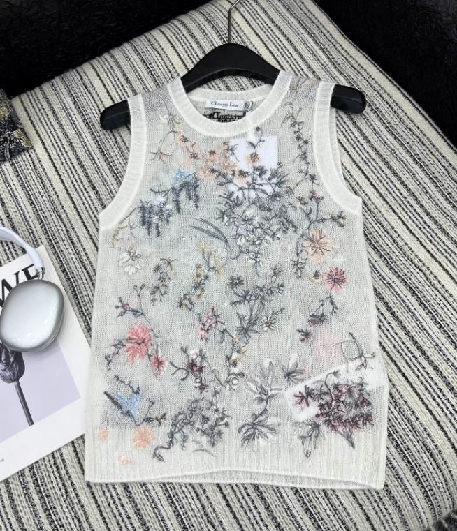 Embroidered cd tank