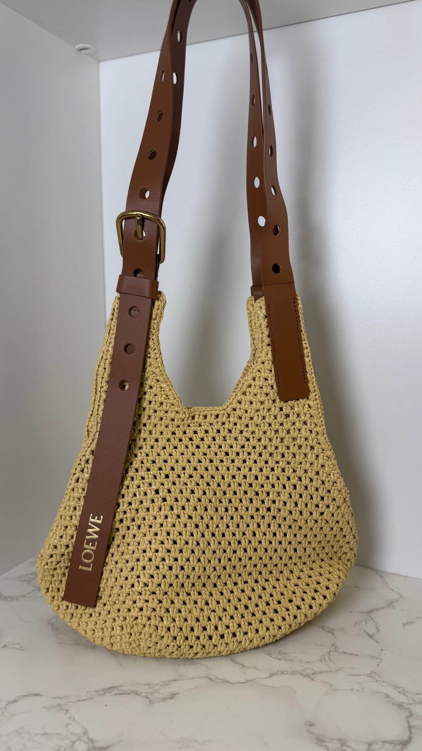Loewe Raffia Tote