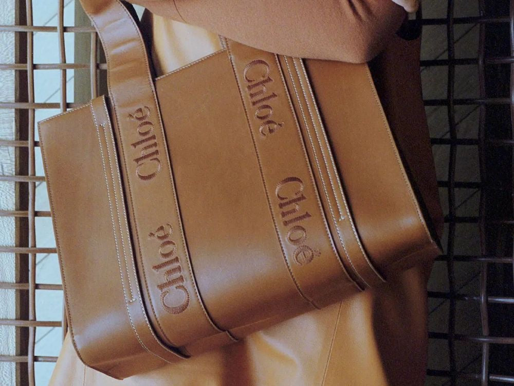 LEATHER WOODY TOTE