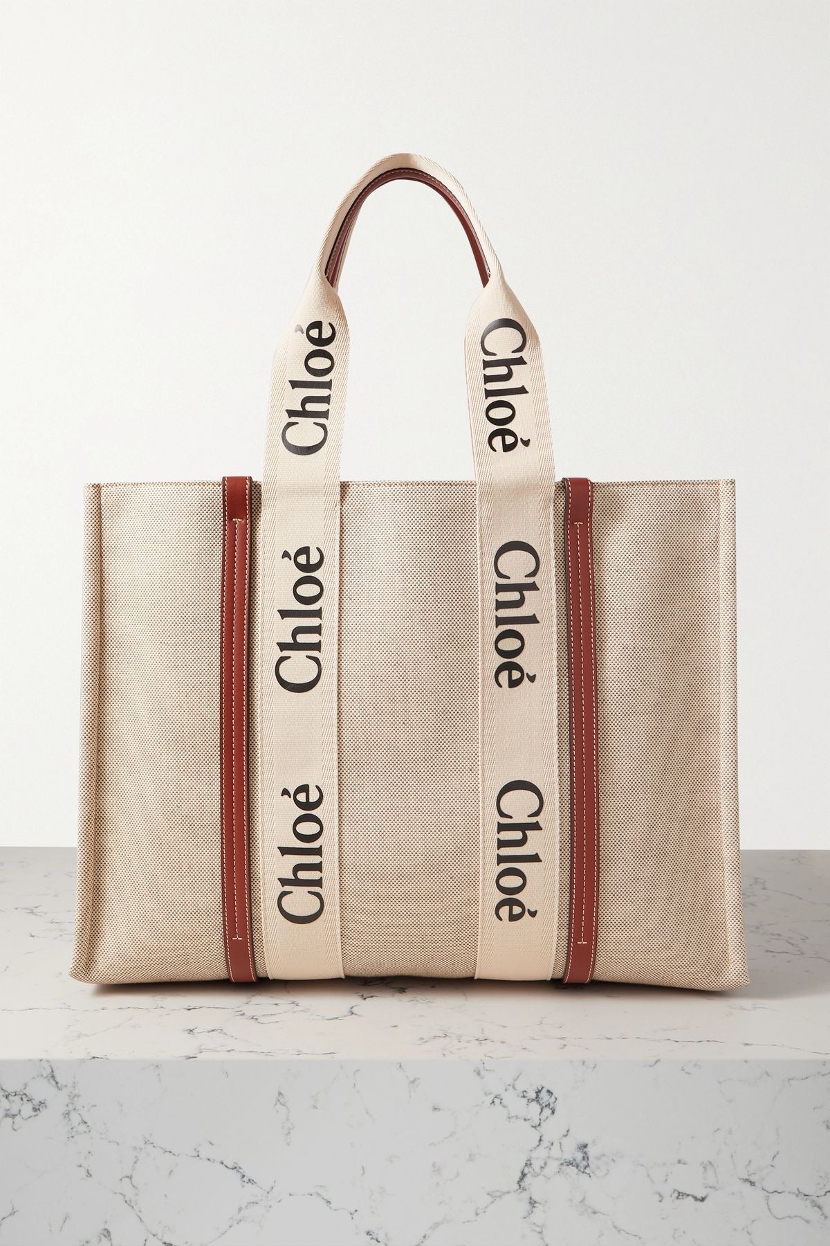 CANVAS WOODY TOTE