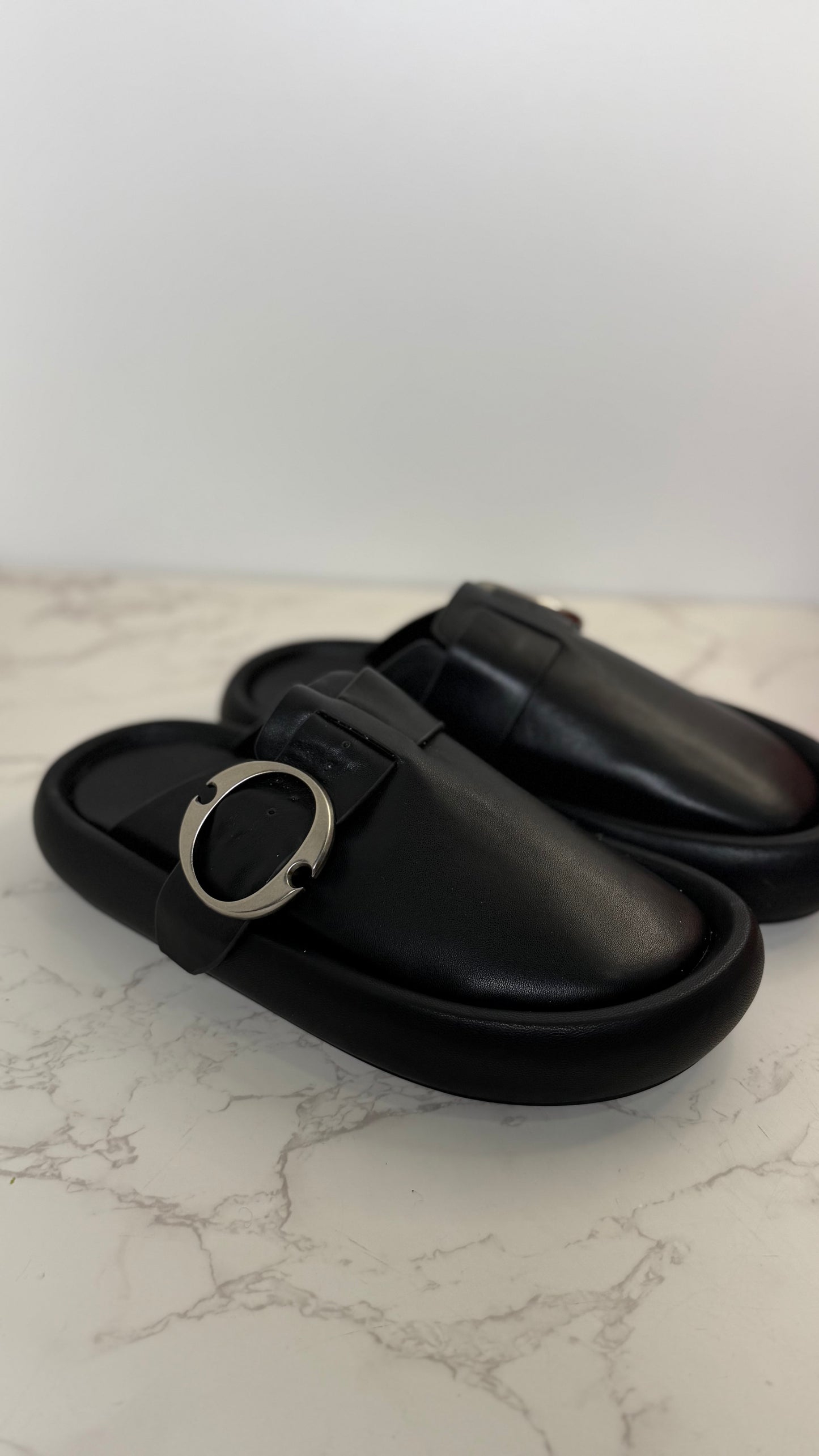 McQueen mules
