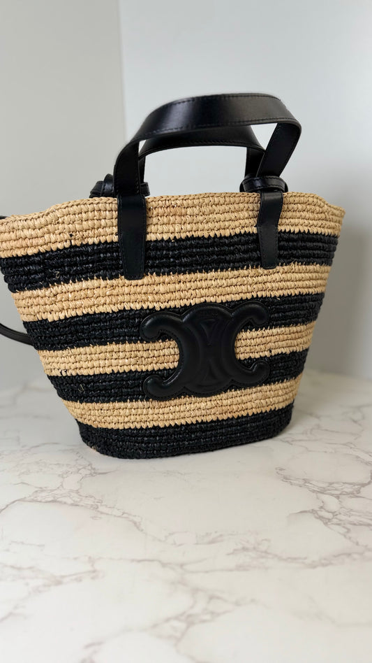 Celine Raffia Tote