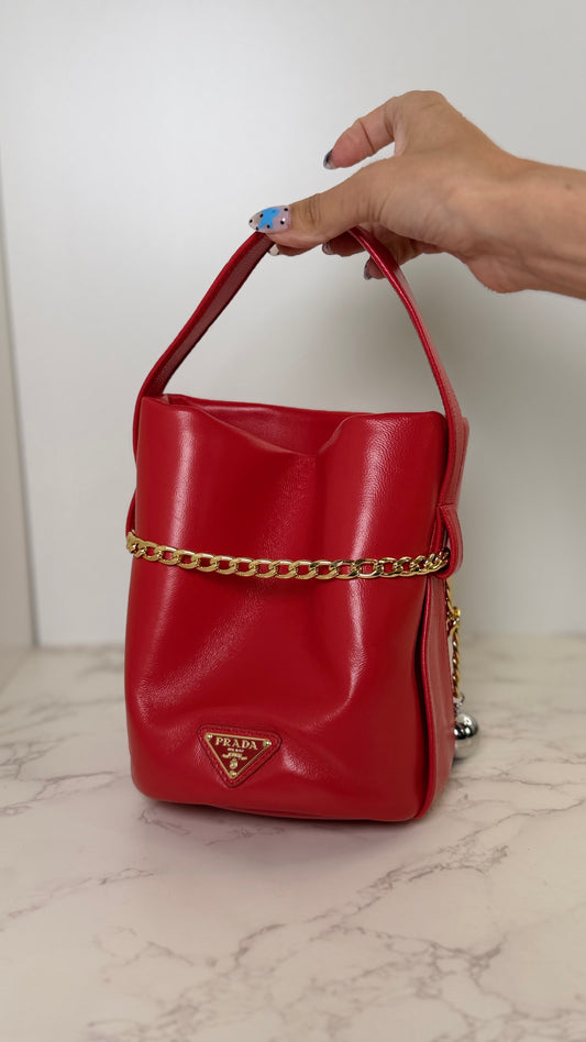 Prada Chain Mini Bucket