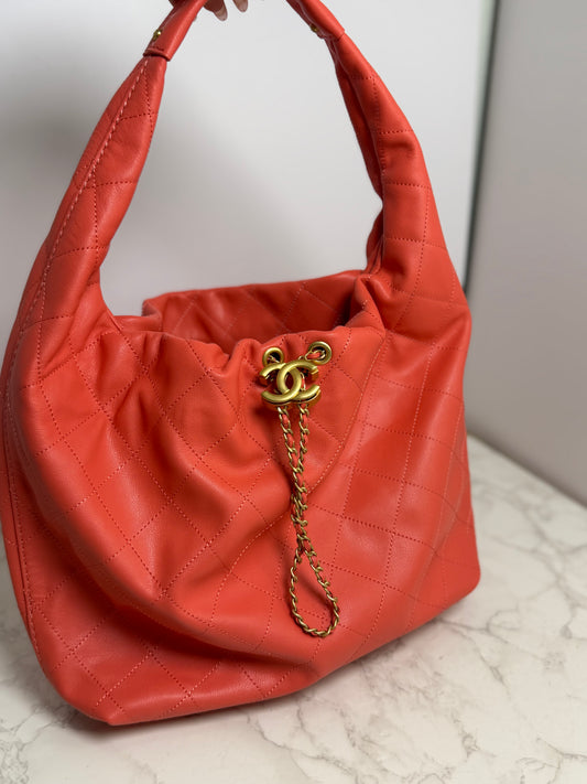 Cc coral shoulder single strap tote
