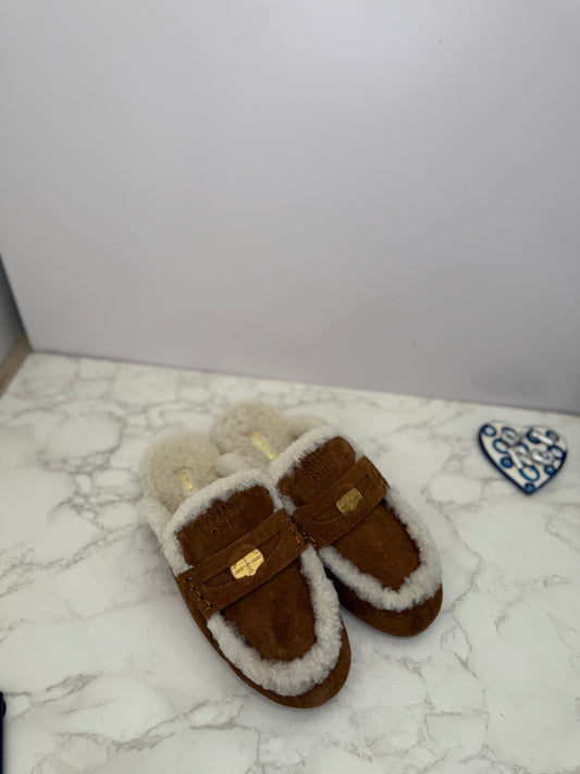 Sherpa penny mm mule loafers