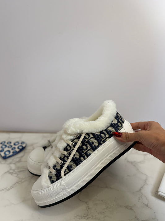 Cd fur sneakers