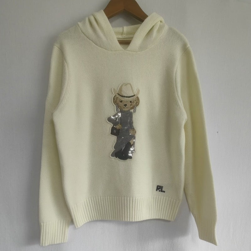 RL bear hoodie