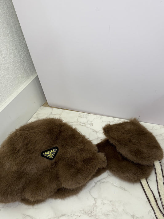 Fur Prada hat