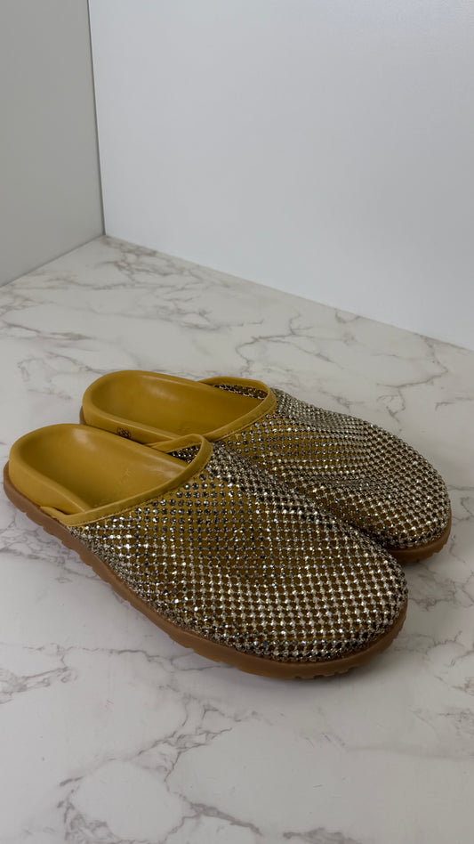 YSL Rhinestone Mule