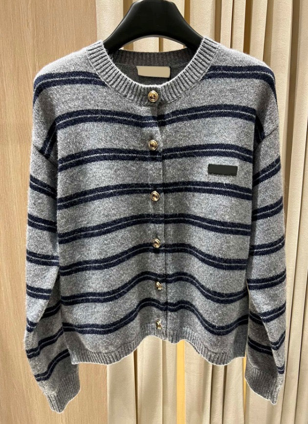 Mm stripe cardigan