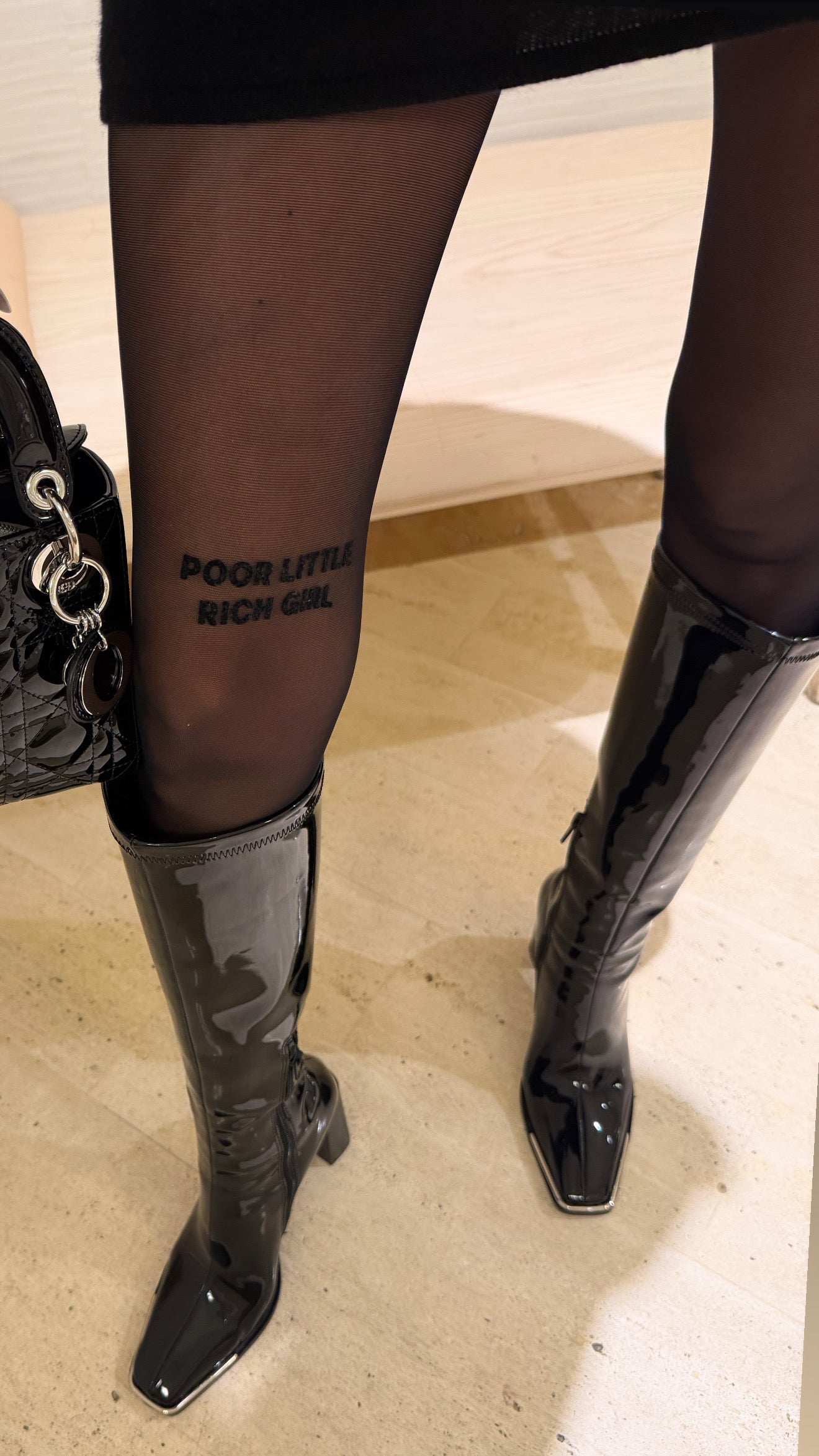 Patent awang boots