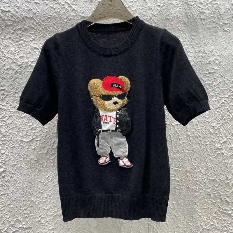 Bear sweater tee