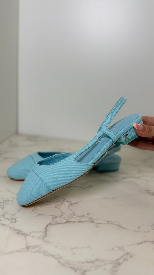 CC Denim Slingback