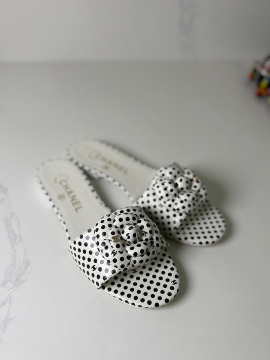 Polka dot cc sandals