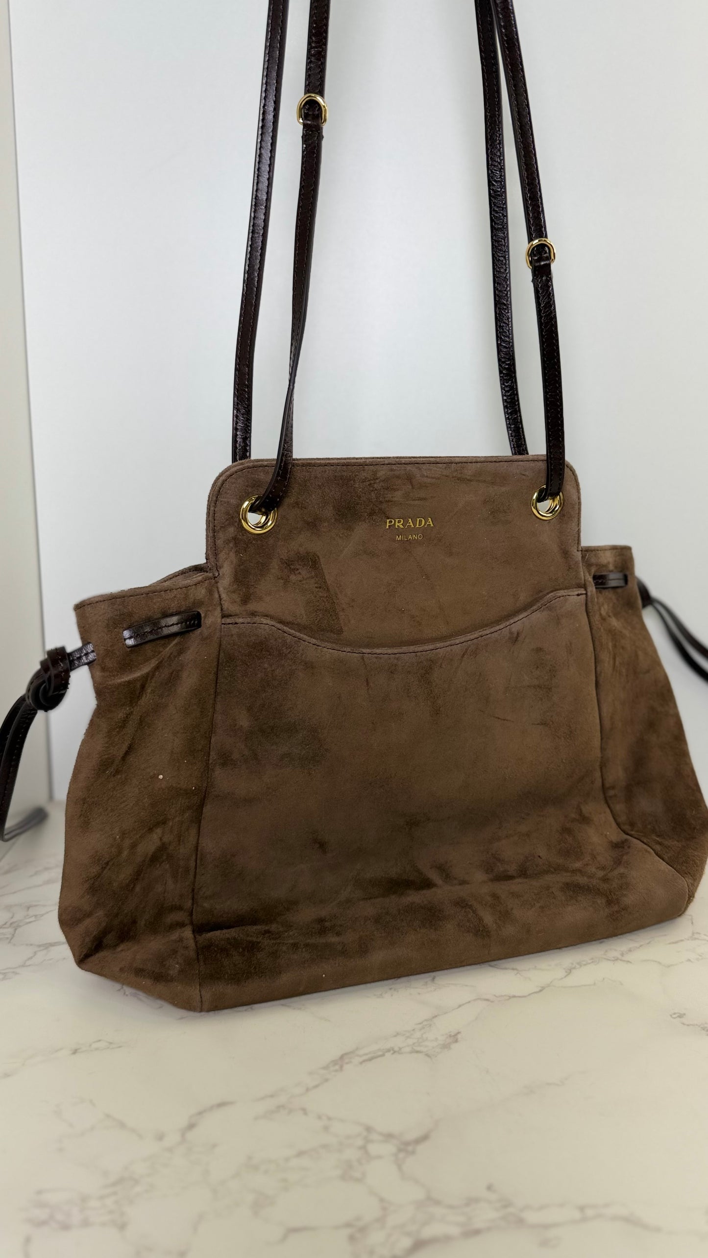 Prada Suede Tote
