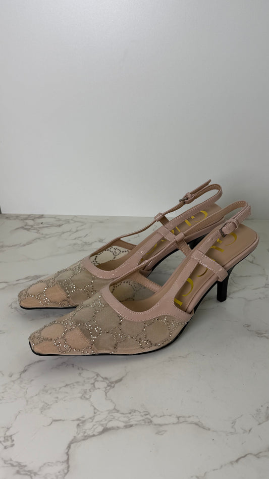 GG RHINESTONE HEEL